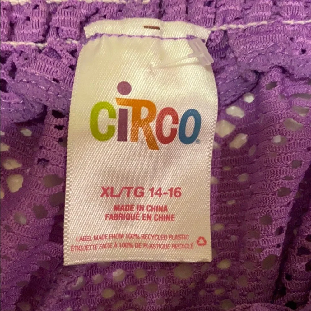 NWOT Circo Girls swimsuit shorts cover up